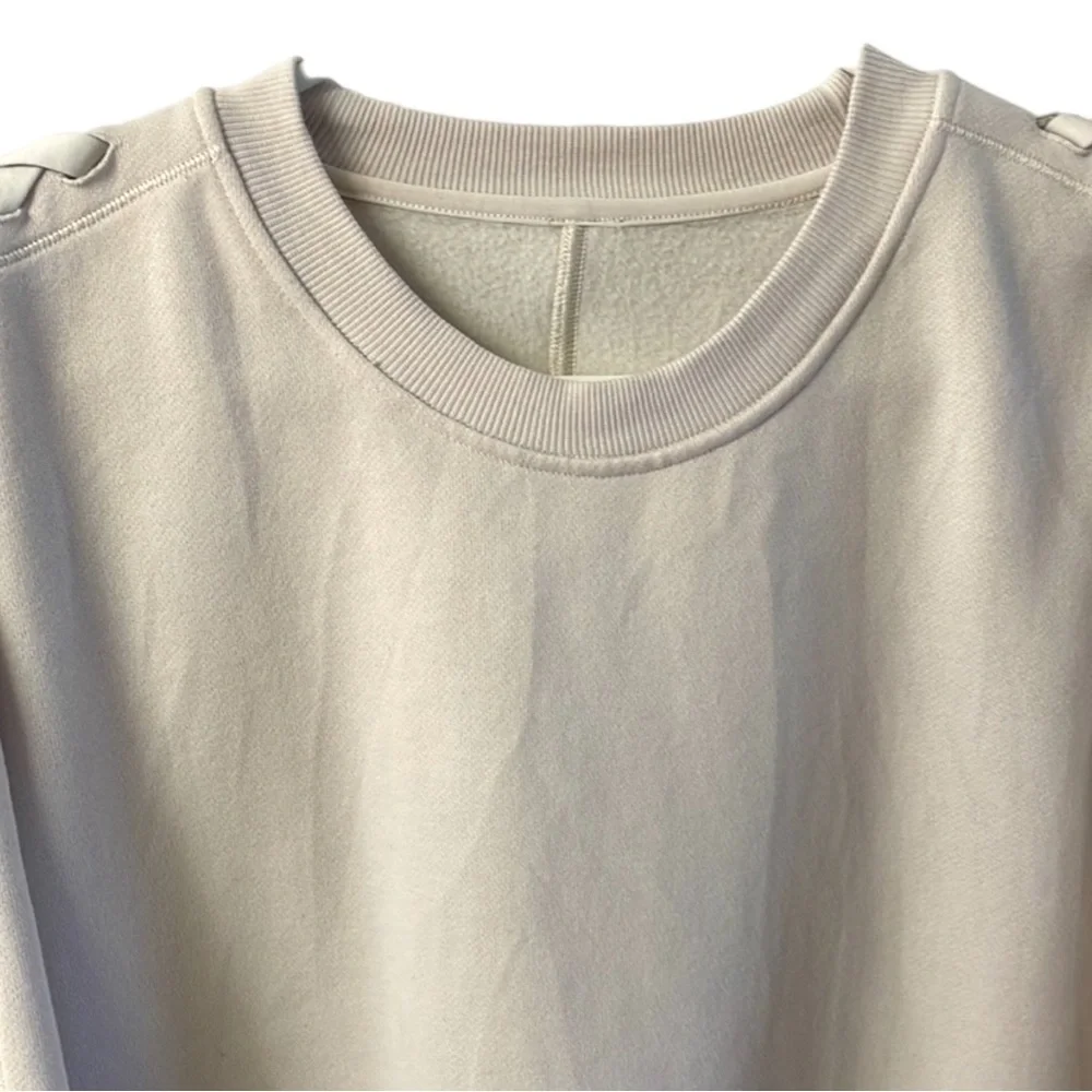 LULULEMON Braided Sleeve Pullover in White Opal See Measurements for Size